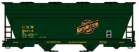 Accurail 81321 HO ACF 2-Bay Covered Hopper Chicago NorthWestern CNW Kit (Single Car)