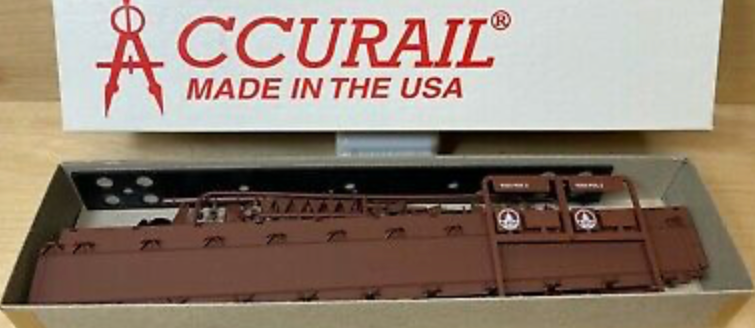 Accurail 9204 HO Scale 89' Bi-Level Open Auto Rack Kit B&O TTBX 962863 961450 - NOS