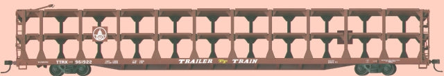 Accurail 9303 HO Scale 89' Tri-Level Open Auto Rack Kit B&O TTRX 96192 ...