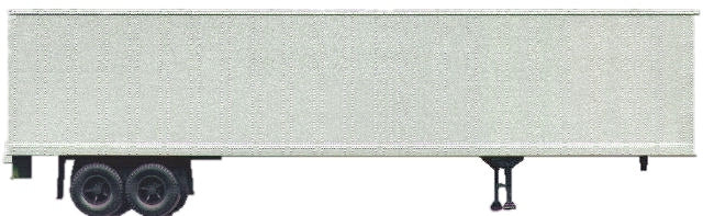 Accurail 9981 HO Scale 45' Trailer Undecorated Aluminum Kit