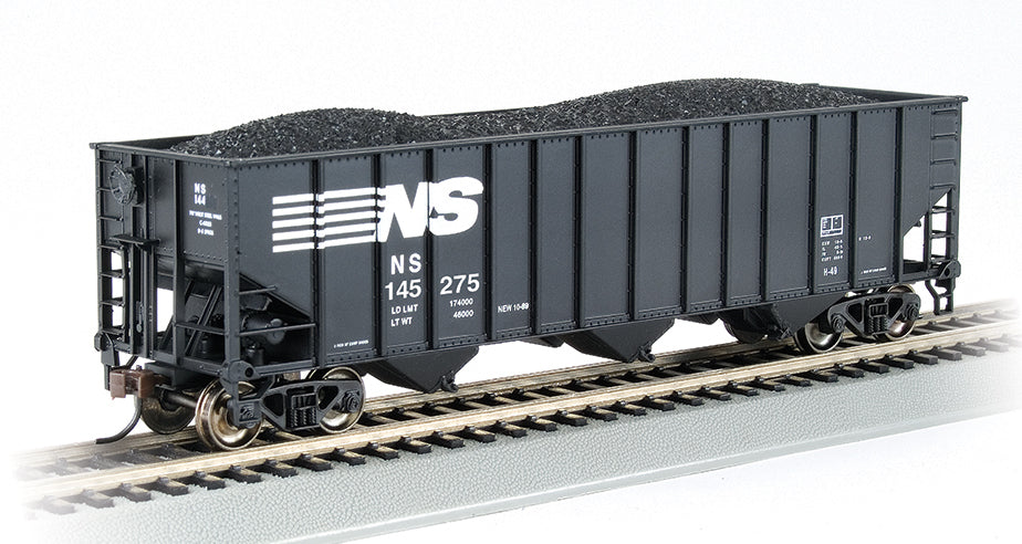 Bachmann 18740 HO Scale 100 Ton 3 Bay Hopper Norfolk Southern NS 145275
