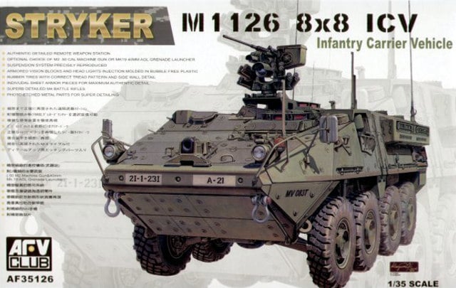 AFV Club 35126 1/35 Stryker M1126 ICV