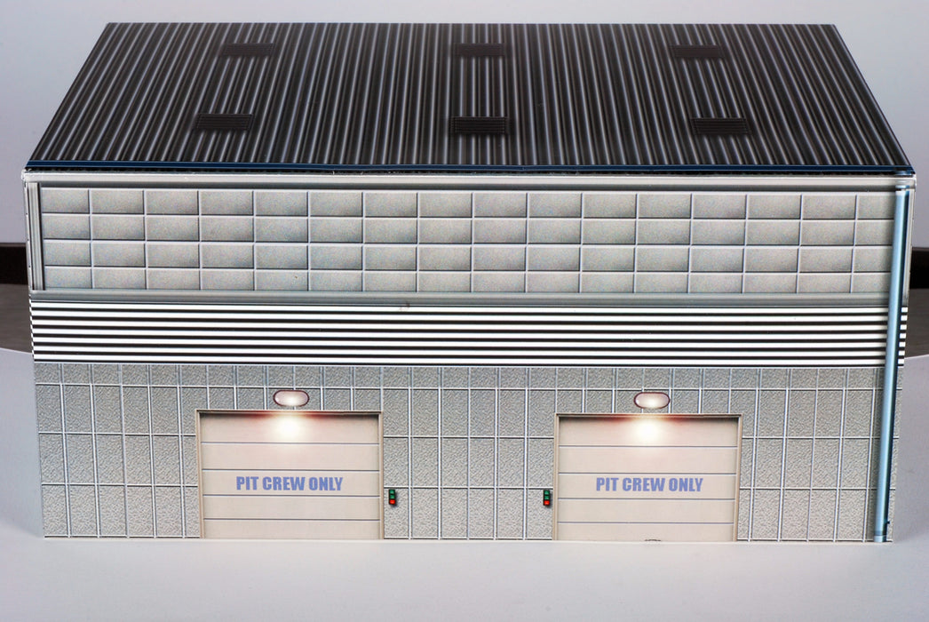 AFX Racing 1070 Pit Building for 1/64 Slot Cars