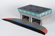 AFX Racing 1070 Pit Building for 1/64 Slot Cars