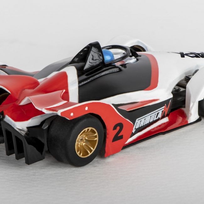 AFX Racing 22015 Mega G+ Formula N Slot Car Red Black White