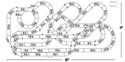 AFX Racing 22020 Giant HO Scale Slot Car Set without Digital Lap Counter