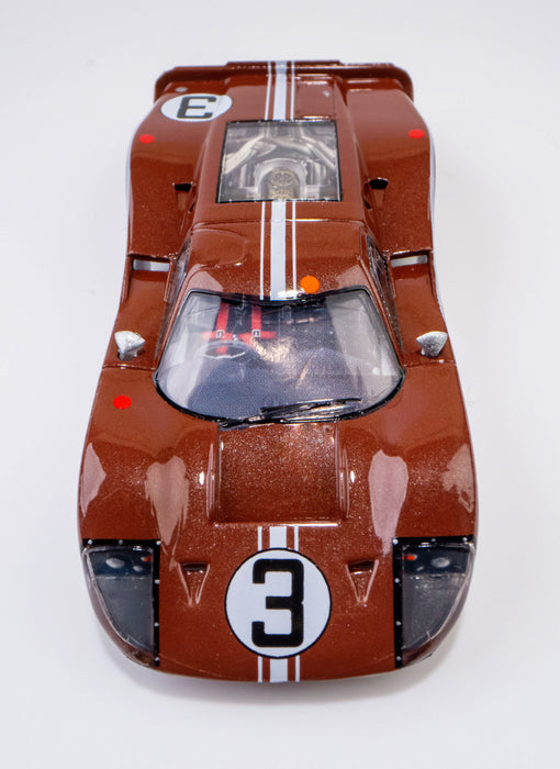 AFX Racing 22053 Ford GT Mar kIV #3 LaMans GT Mega G+ HO Scale Slot Car