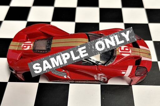 AFX Racing 22067 Ford GT Heritage #16 Red GT Mega G+ HO Scale Slot Car