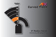 AFX Racing 70603 Slot Car Track Curve 9" 1/8 Pair