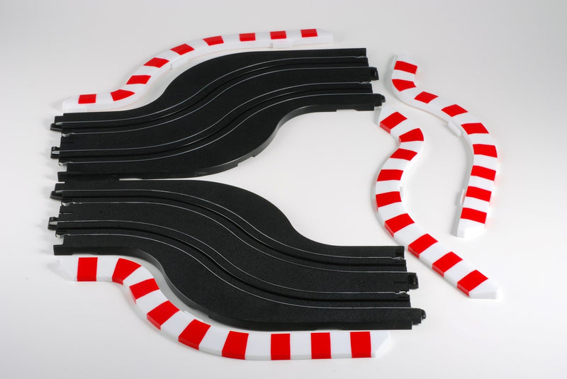 AFX Racing 70617 Slot Car Track Left and Right Chicane Set