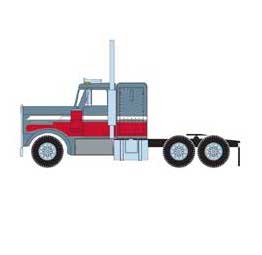 Athearn 41063 HO Scale Kenworth Tractor Metallic Blue & Red