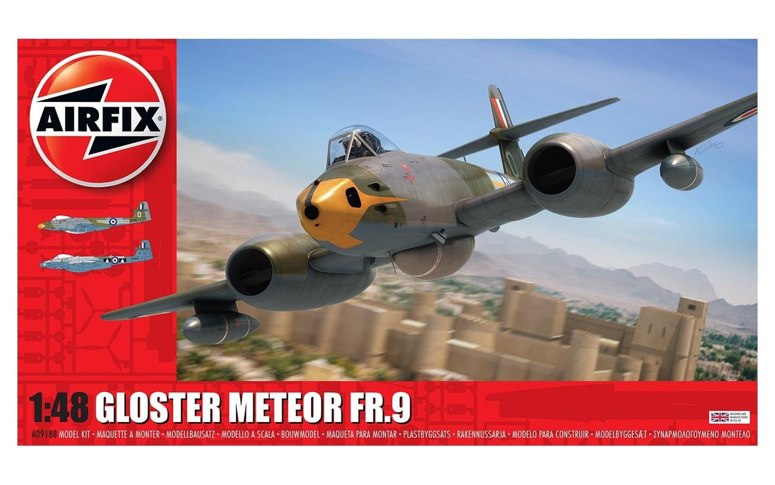 AIRFIX Models 9188 1/48 Gloster Meteor FR9 Jet Fighter