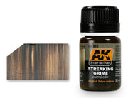 AK Interactive 12 Streaking Grime Enamel Paint 35ml Bottle