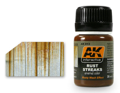 AK Interactive 13 Rust Streaks Enamel Paint 35ml Bottle