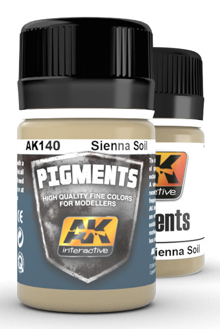 AK Interactive 140 Sienna Soil Pigment 35ml Bottle