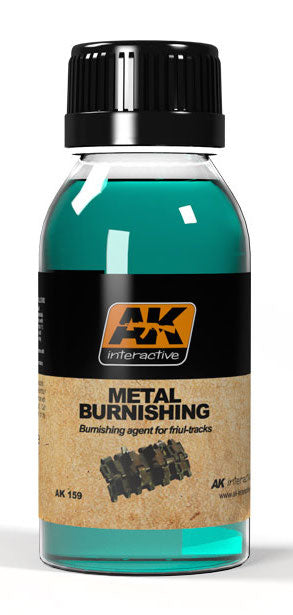 AK Interactive 159 Metal Burnishing Fluid 100ml Bottle
