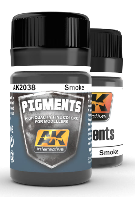 AK Interactive 2038 Air Series: Smoke Pigment 35ml Bottle