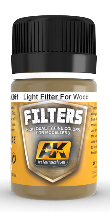 AK Interactive 261 Light Filter for Wood Enamel Paint 35ml Bottle