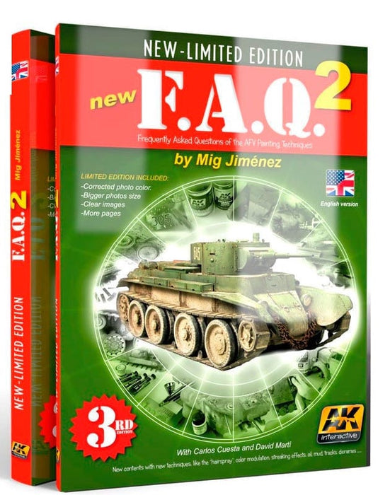 AK Interactive 38 FAQ 2 AFV Painting Techniques Book 3rd Edition