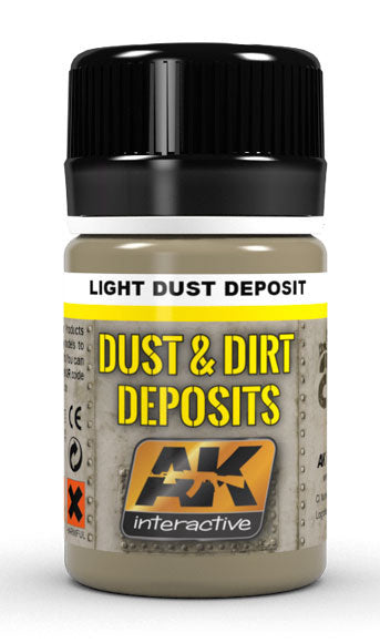 AK Interactive 4062 Dust & Deposit Light Dust Enamel Paint 35ml Bottle