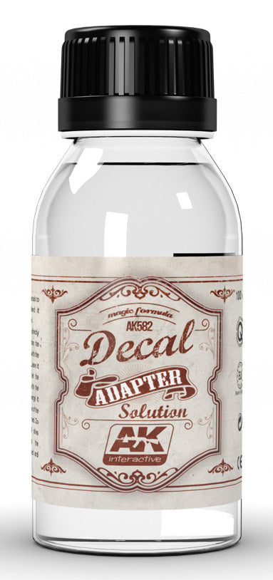 AK Interactive 582 Decal Adapter Solution 100ml Bottle