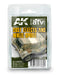 AK Interactive 60 Dust Effects & White Spirit Enamel Paint Set (11, 15, 22)