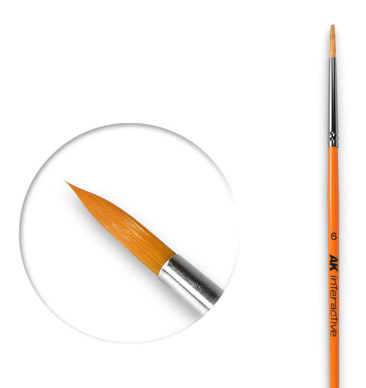AK Interactive 606 Size 6 Synthetic Round Brush