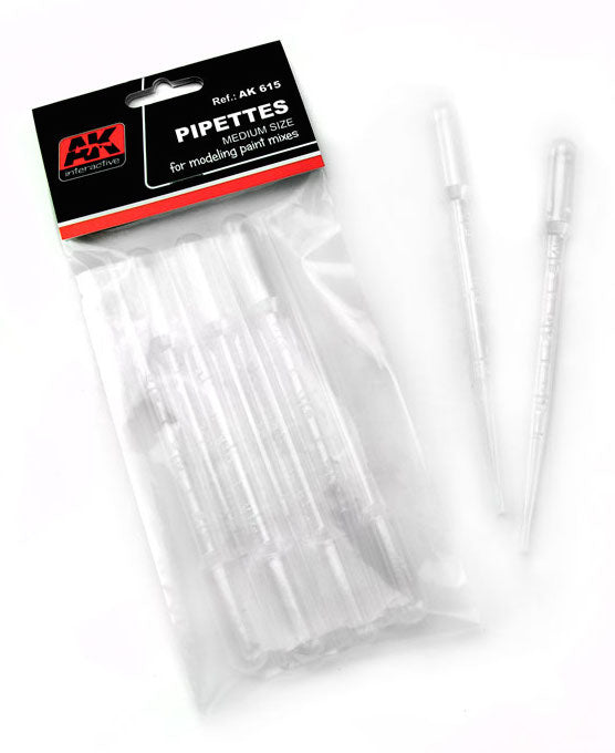 AK Interactive 615 Medium Pipettes (7)