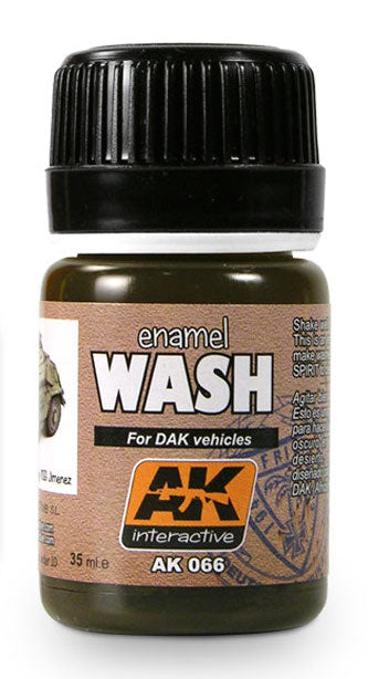 AK Interactive 66 DAK Vehicle Wash Enamel Paint 35ml Bottle