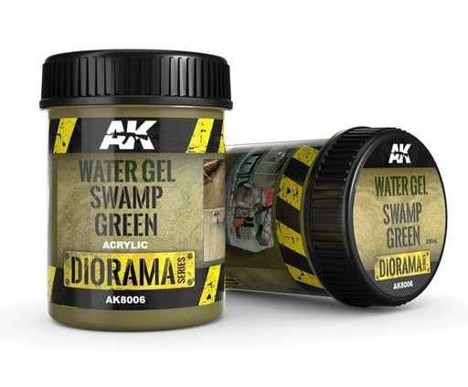 AK Interactive 8006 Diorama Series: Water Gel Swamp Green Acrylic 250ml Bottle