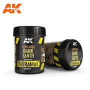 AK Interactive 8018 Diorama Series: Terrains Dark Earth Texture Acrylic 250ml Bottle