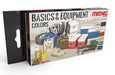 AK Interactive 803 Basics & Equipment Colors Acrylic Paint Set (6 Colors) 17ml Bottles