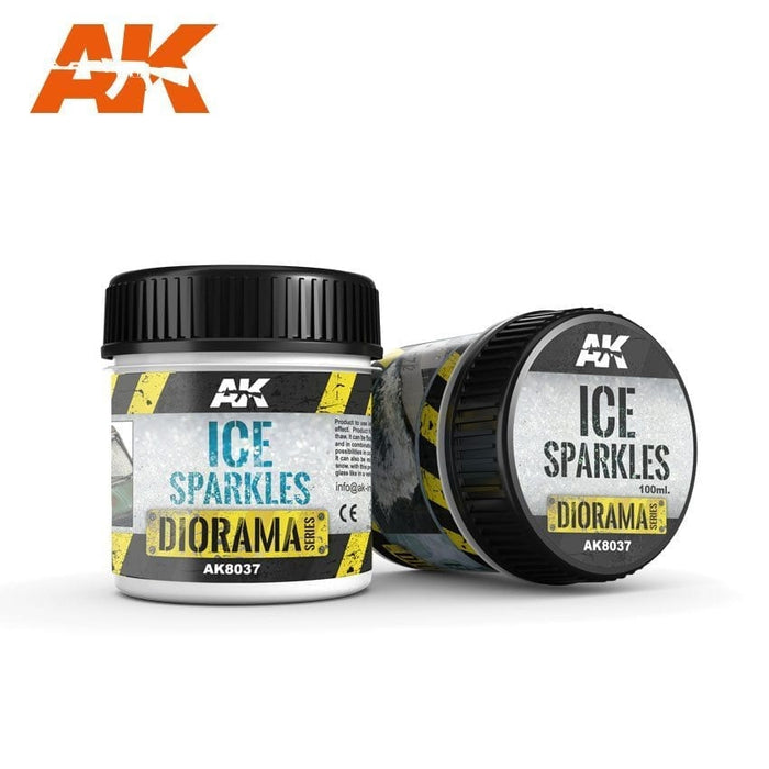 AK Interactive 8037 Diorama Series: Ice Sparkles Acrylic 100ml Bottle