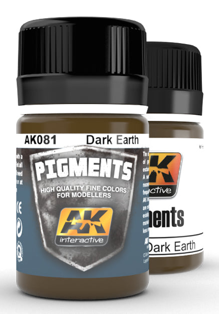 AK Interactive 81 Dark Earth Pigment 35ml Bottle