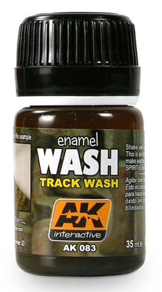 AK Interactive 83 Track Wash Enamel Paint 35ml Bottle