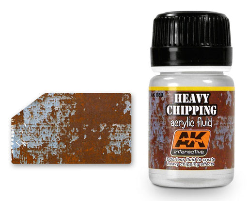 AK Interactive 89 Heavy Chipping Effects Acrylic Paint 35ml Bottle