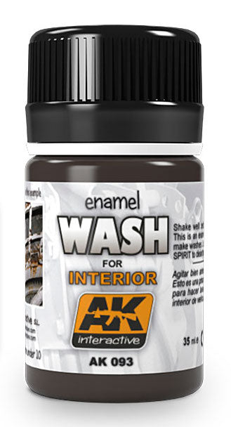 AK Interactive 93 Interior Wash Enamel Paint 35ml Bottle
