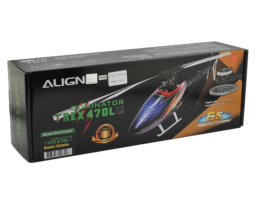 Align AGNRH47E02X T-Rex 470LP Dominator 6S Super Combo Helicopter Kit with BeastX