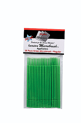 Alpha MicroBrush 1302 Green Regular Applicators 25 Pack