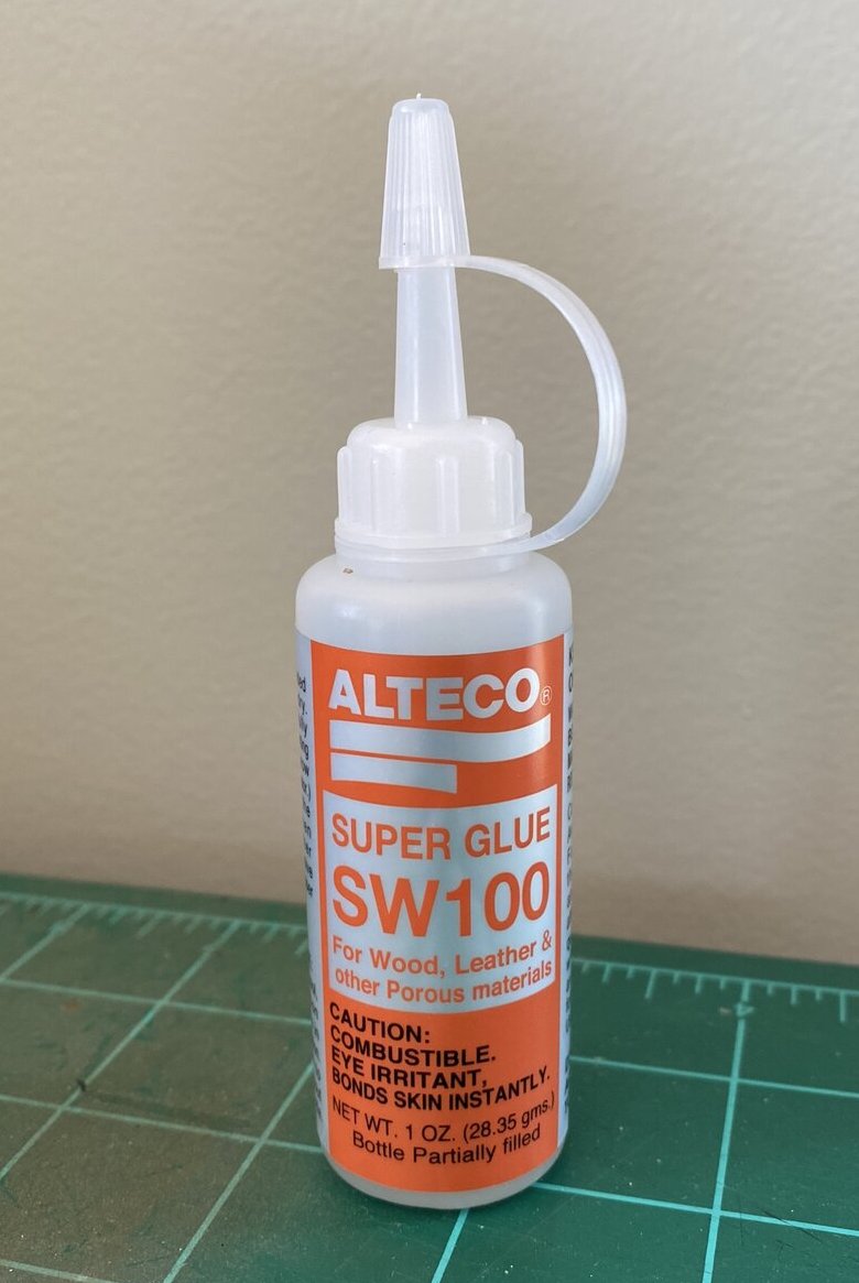 Alteco SW100 Super Glue for Wood Leather and Pourous Materials (High Viscosity)