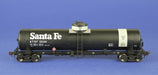 American Limited Models 1835 HO Scale GATC Welded Tank Car Santa Fe (White/Diesel) ATSF 101141