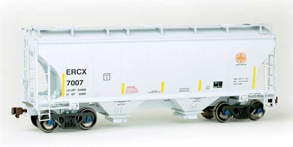 American Limited Models 2000 HO Scale Trinity 3281 2-Bay Covered Hopper Excel Railcar ERCX 7007