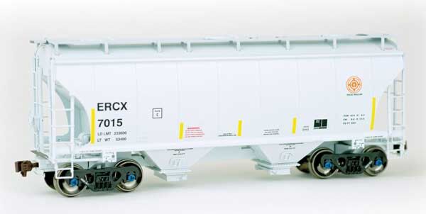American Limited Models 2001 HO Scale Trinity 3281 2-Bay Covered Hopper Excel Railcar ERCX 7015