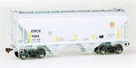 American Limited Models 2004 HO Scale Trinity 3281 2-Bay Covered Hopper Excel Railcar ERCX 7024