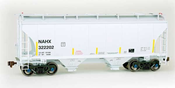 American Limited Models 2012 HO Scale Trinity 3281 2-Bay Covered Hopper NAHX 322202