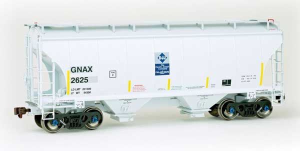 American Limited Models 2023 HO Scale Trinity 3281 2-Bay Covered Hopper "DJ Joseph" Holcim GNAX 2625