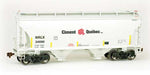 American Limited Models 2024 HO Scale Trinity 3281 2-Bay Covered Hopper Ex- Ciment Quebec NRLX 34090