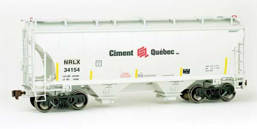 American Limited Models 2026 HO Scale Trinity 3281 2-Bay Covered Hopper Ex- Ciment Quebec NRLX 34154