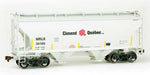 American Limited Models 2028 HO Scale Trinity 3281 2-Bay Covered Hopper Ex- Ciment Quebec NRLX 34165