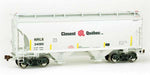 American Limited Models 2029 HO Scale Trinity 3281 2-Bay Covered Hopper Ex- Ciment Quebec NRLX 34080